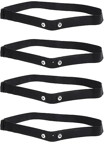 Wlauqueta 4 Piezas Bandas elásticas de Correa de Pecho de Frecuencia Cardíaca para Geonaute Cinturón de Pecho Sensor de Frecuencia Cardíaca