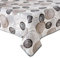 texpot Wachstuch 130 x 220 cm mit Kringel abwaschbar mit Saum Polyester Gartentischdecke