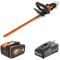 WORX WG261E Akku-Heckenschere – Hecken- und Strauchschere mit 44 cm Schwertlänge – 16mm Zahnabstand – Ideal für hohe Hecken – leicht & kompakt – PowerShare kompatibel – inkl. 4Ah Akku & Ladegerät