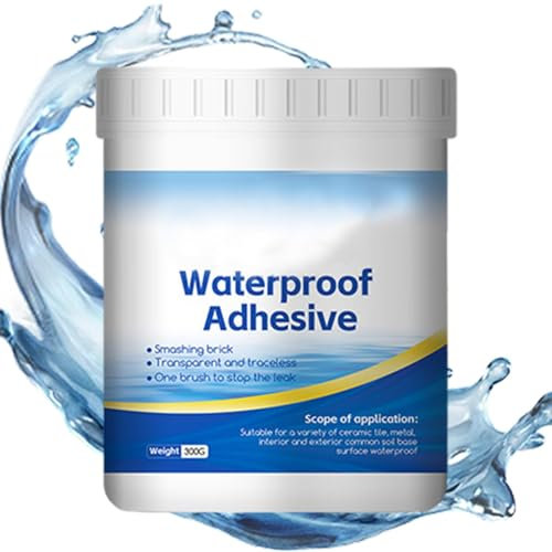 Streysisl Sigillante impermeabile, rotolo di colla impermeabile trasparente | agente di rivestimento impermeabile a base d'acqua - Calafataggio impermeabile ad asciugatura rapida per legno, cemento