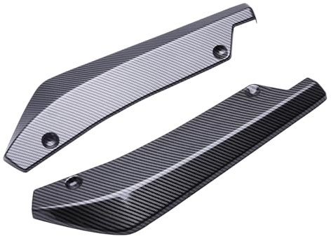 Auto Seitenschweller M3 E90 E92 Sport Racing Auto Hinten Stoßstange Splitter Diffusor Canard Wrap Spoiler Seite Fender Rock Lippe Kinn Körper Kit Auto Seitenrock Splitter(Carbon Fiber)