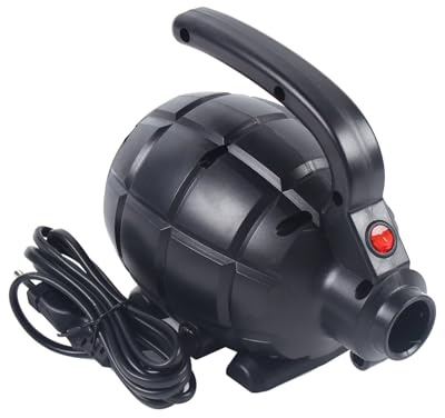 600w High-pressure Inflator Pump Rubber Boat Inflation Storage Air Home Quick-Fill Deflator with 4 Sizes Nozzle for Mattress Bed Paddling Pool Swimming Ring