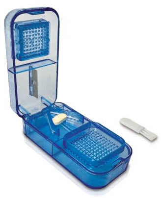 IEA Medical Tablettenzerteiler | Tablettenteiler | Pillendrücker | Tablettentrenner | Pillenteiler | Pillen und Medikamente halbieren