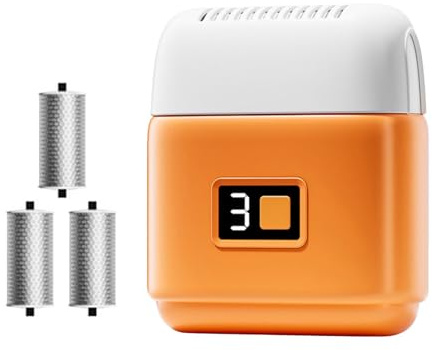 Elektrisk fotavskiljare - 800 mAh elektrisk förhårdnadsborttagare | USB | uppladdningsbar fotreparation med huvuden | Fotförhårdnadsborttagningsmaskin, elektrisk förhårdnadsborttagare från