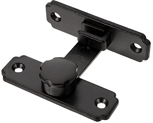 Gadpiparty 90grado Serratura Porta Angolo Per Porta Scorrevole Chiusura Resistente Per Bagno e Cancello Esterno Catenaccio Pesante Per Porte e Giardino