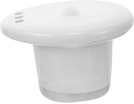 Operitacx Tapón Cerámico para Urinario Filtro de Urinario Moderno Accesorio Antisalpicaduras Previene Olores y Movimiento Accidental para Baños Públicos y Privados