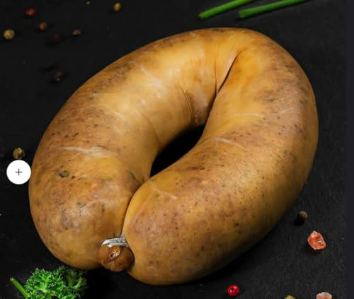 Hausmacher Leberwurst im Naturdarm, fein gewürt znd geräuchert - 475g im Ring