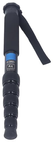 RASTKY Steady Fotografie-Einbeinstativ mit Schnellverschluss für Kamera, Spiegelreflexkamera, Mikro-Einzelblitz, LED-Leuchten, Tragbar und Vielseitig