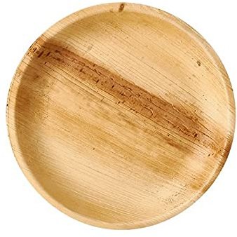 Papstar 85503 Hoja de Palma de platos Pure, redondo, diámetro: 230 mm