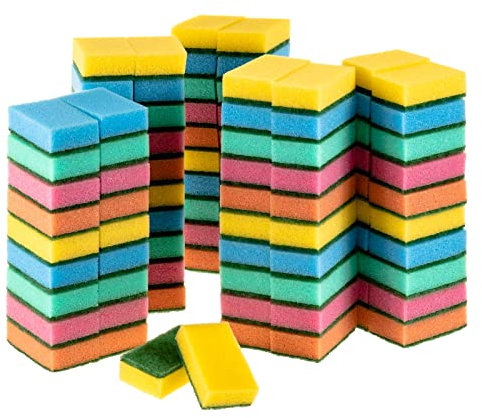 SIDCO Schwamm 100 x Topfreiniger Putzschwamm Topfschwamm Spülschwamm Küchenschwamm