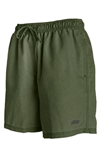 Zoggs Men Mosman Washed Swim Shorts - Khaki, Medium/34-Inch