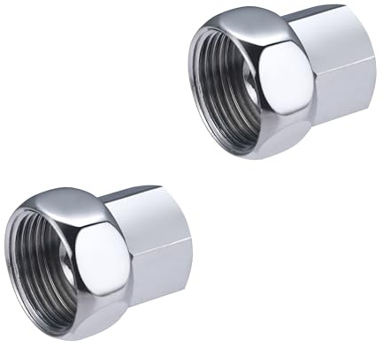 2 Raccords Fous de Robinetterie Droit Femelle Ecrou Tournant 15x21-20x27 NOYON & THIEBAULT