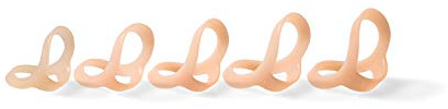 Oval 8® Finger Splints Fingerschiene Fingerbandage 5er Combo | Größenauswahl (Set 1 (Größe 2,3,4,5,6))