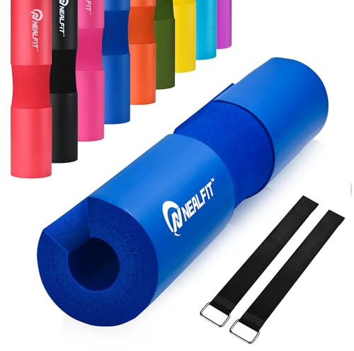 NEALFIT Langhantel Polster, Hip Thrust Polster für Langhantelstange, Extra Dicke Nackenpolster Langhantel, Barbell Pad nackenschutz für Squats, Booty Training, Gym
