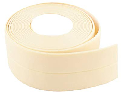perfk Caulk Strip, Self- Sealing Tape PVC Waterproof Decorative Sealant for Kitchen, Bathroom, Shower Edge, Beige
