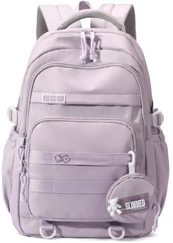 LANSHIYA Children's Backpacks Middle School Students Book Bag Teens Casual Backpack with Coin Pouch School Bags for Girls