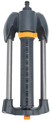 Psytfei Arroseur De Jardin Arroseur De Jardin à 20 Trous Base en Métal Arroseur Oscillant Rotatif Angle De Pulvérisation Réglable pour Le Jardin à la Maison