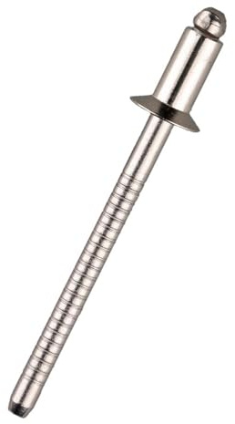 Remaches ciegos avellanados de acero inoxidable, 30/50 Uds., remache anticorrosión (Color : 30pcs, Size : 6.4x12mm)