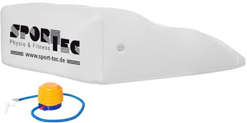 Sport-Tec Bein- und Venenlagerungskissen aufblasbar LxBxH 70x50x19/7cm, weiß, inkl. Pumpe