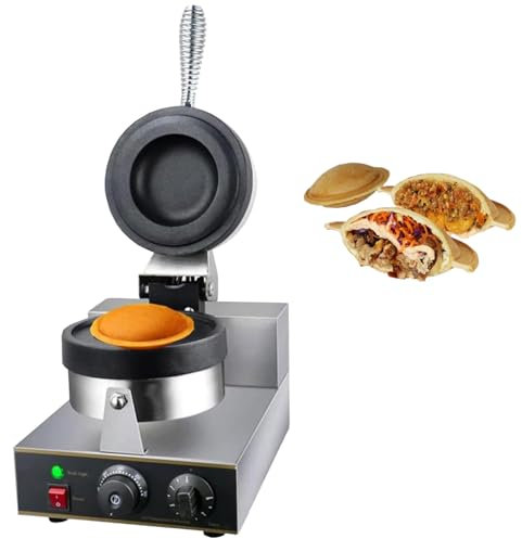 FJYAWEN Barbecue Elettrico 220 V 1300 W, Macchina elettrica per Hamburger per Gelato, pressa per panini, griglia per Barbecue per Campeggio, Cucina,A
