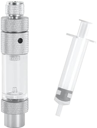 Begonia CO2 Blasenzähler, CO2 Regler Blasenzähler mit Rückschlagventil, CO2-Blasenzähler - Schnelle Wasserbefüllung, CO2 Druckminderer Regulator für Aquaristik, Bepflanzte Aquarien (Einzelner Kopf)