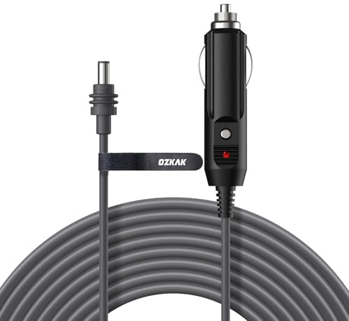 Ozkak Starlink Mini 12V Cable 5M - Star Link Mini Car Cigarette Lighter Adapter to DC Power Cable 12V-24V Waterproof 18AWG Supply for Trucks Buses Ships