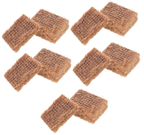 KOMBIUDA 10pcs Bbq Carbon Fire Cube for Camping Fire Starter Bbq Charcoal Grill Lighter
