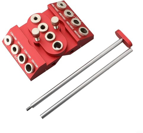 Drill Hole Guide Jig, Multi-Angle Hole Locator, 30/45/90 Degree Angle Drill Guide Hole Doweling Jig, Portable Drill Guide Jig