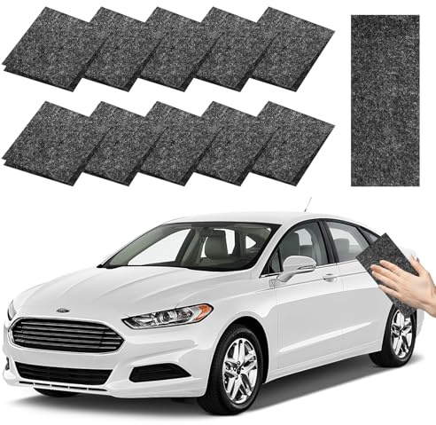 LAIVIYA 10 Stück Nano Sparkle Tuch Auto Kratzer Nano-Kratzerentferner Tücher Nanosparkle Auto Kratzer Cloth Nanosparkle Magic Tuch für Reparatur von Leichten Autoreinigung Kratzfarben Lackpflege
