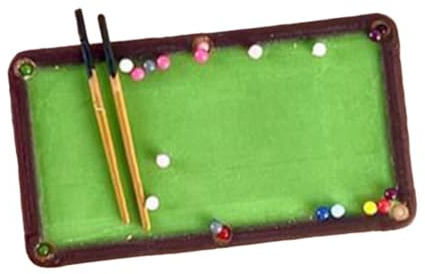 YEJBBUC 1:64 Scale Pool Table Model Mini Props for City Street Scene Sand Table