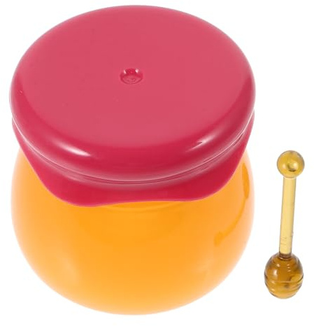 STOBAZA Small Refillable Lip Balm Jar with Spoon Cosmetic Cream Container Compact Sample Pot for Travel and DIY Skincare Mixing Lightweight Smooth Surface Storage