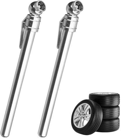 2 Pieces Tire Pressure Gauge, Tire Air Pressure Pencil with Pocket Clip, Car Measuring Tools Pencils for Cars Trucks RVs Bike Motor Vehicles Caravan Cyle