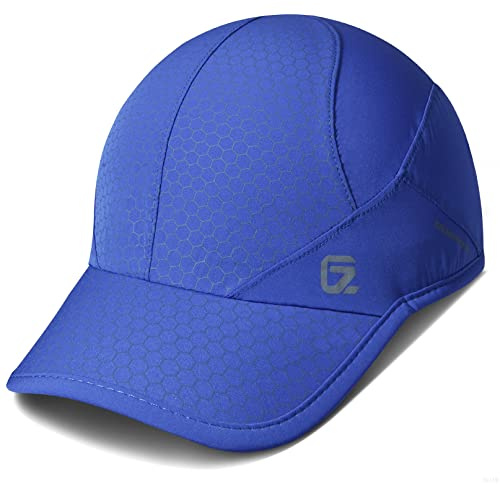 Sport Cap,Soft Brim Lightweight Waterproof Running Hat Breathable Baseball Cap Quick Dry Sport Caps Cooling Portable Sun Hats for Men and Woman Performance Cloth Workouts and Outdoor Activities Blue