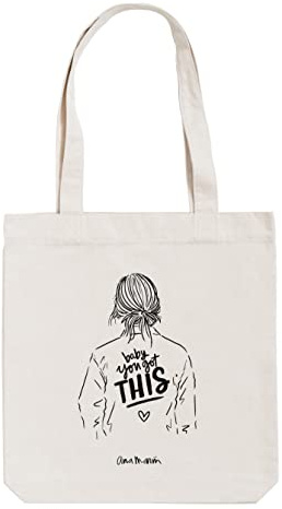 Grupo Erik Tote Bag, Einkaufstasche, Stofftasche aus Baumwoll, Leichte Tragetasche, Praktische Jutebeutel, Stoffbeutel mit offizieler Lizenz