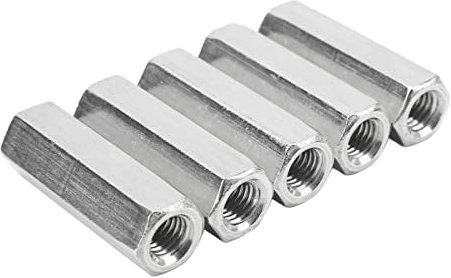 5 Stück M12 Überwurfmuttern Edelstahl Verbindungsmuttern Innengewindestange Überwurfmuttern für Schrauben und Bolzen