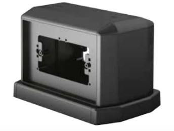 ELETTROCANALI TORRETTA Porta UTENZE BIFACCIALE Ardesia 8 Moduli EC16002