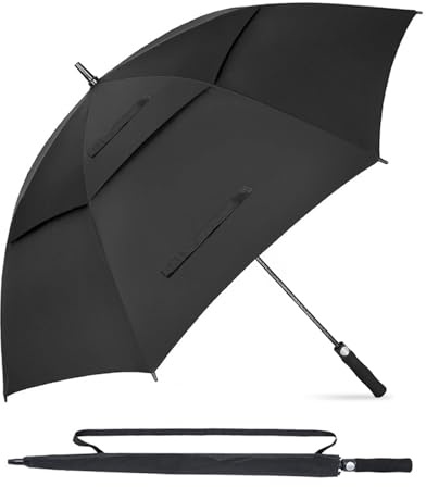 Victoper Golf Umbrella Folding Windproof Large 54/62/68 Inch,Large Umbrella Double Vented Canopy Strong Automatic Open Outdoor Big for 2-3 Men Sun Protection Rain