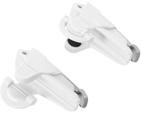 Artibetter Gaming Trigger für Mobiltelefone Paar Weiß aus Abs und Aluminiumlegierung mit Schnellem Ansprechverhalten und Tragbarem Design für Mobiles Spielen und Shooter Spiele