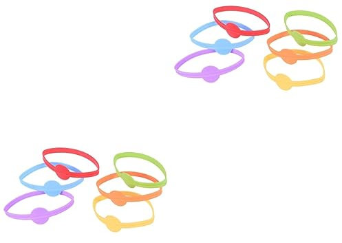 TOPBATHY 12pcs Cup Label Wine Glass Marker Beer Glass Cup Wine Drink Identifier Stretchy Bands for Parties