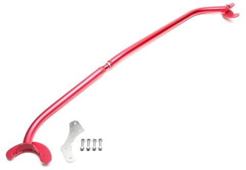 TA Technix Domstrebe verstellbar aus Aluminium für die Vorderachse in der Farbe rot, eintragungsfrei, Art.-Nr. EVODSVOG4R