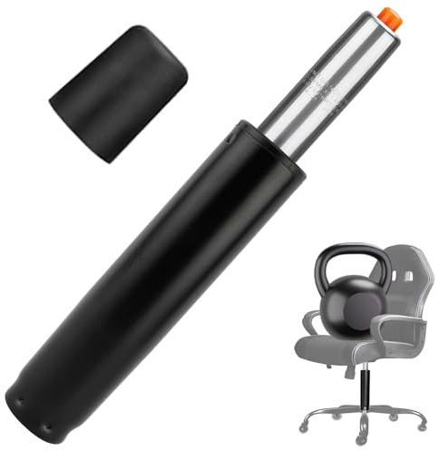 450 Lbs Schwarz Gasdruckfeder, Klasse 4 Bürostuhl Ersatz Gaslift, Schreibtischstuhl Ersatzteile, Gasdruckdämpfer, Höhenverstellbarer Gasfeder für Hocker,Drehstühle,Bürostühle (Gesamtlänge 300mm-450mm)