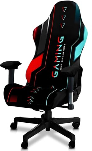 Tedkoo Fundas para sillas de Oficina y Gaming, con Estampado para computadora y reposabrazos (sin Silla)(Gaming Motif B)