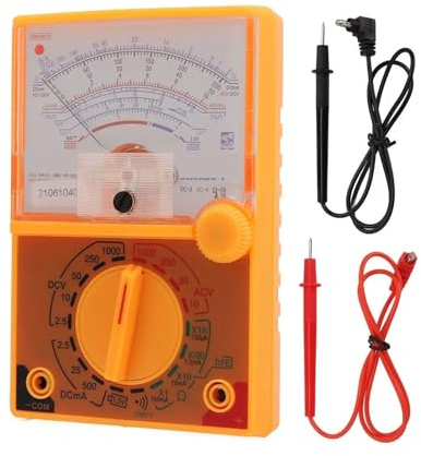 Multimetre Professionnel, Voltmètre à aiguille DC/AC 1000 V, ampèremètre 500 mA, résistance 1 kΩ, multimètre analogique, outils d'électricien