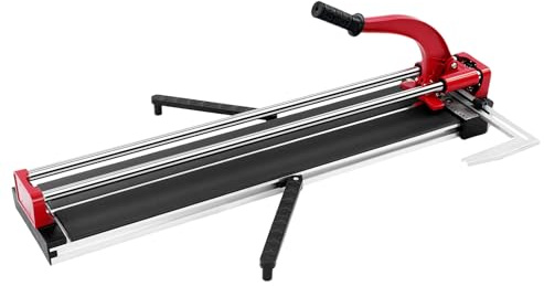 Tagliapiastrelle 80 cm, manuale a doppia traccia con posizionamento a infrarossi, balancing brackets e Ruler Bar, tagliapiastrelle per piastrelle a fantasia, piastrelle piane