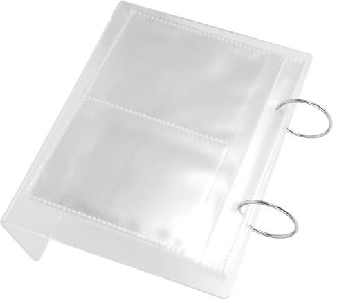 Mikinona Nail Art Sticker Storage Album with 68 Slots 4-inch Display Book for Nail Decal Organization and Collecting for Professional Manicure Use
