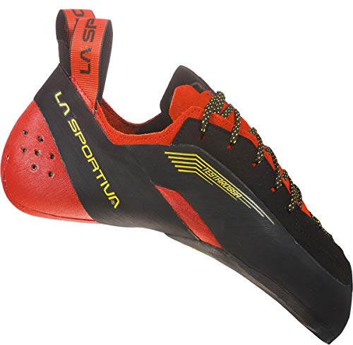 LA SPORTIVA Scarpette Arrampicata Testarossa, Red-Black, EU 38.5