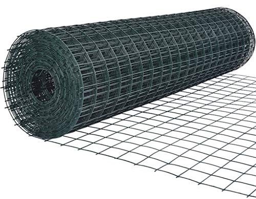 BBGS Grün Maschendraht-Zaun, 30 M PVC-beschichtete Maschengröße Aus Verzinktem Draht Für Gartengeflügelnetz Hühnerdraht (Color : Style 2, Size : 1m Height)