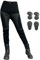 Mujer Pantalones De Motociclismo para Pantalones De Carreras De Motocross, Respirable Jeans De Moto, Motorcycle Biker Pants, 4 Equipo De Protección (Negro,XS=W28.3''(72cm))