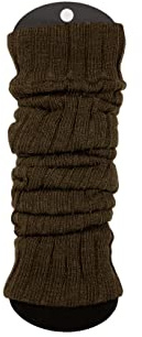 Ateena ullstickade långa benvärmare för kvinnor och flickor, ankelmanschettvärmare, höga fotlösa knästrumpor, max vader omkrets-40cm, längd-60cm, olika färger