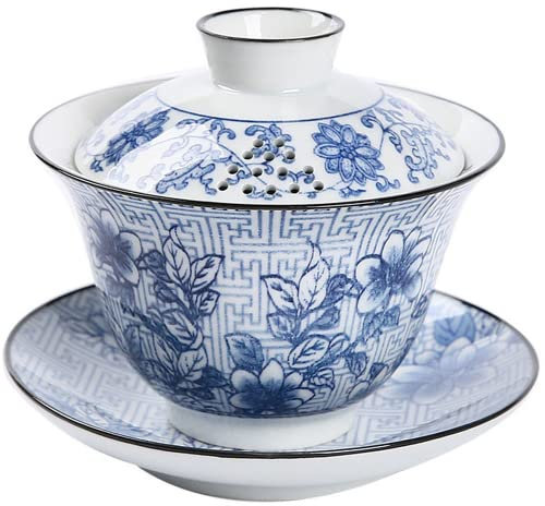 BAtlam 170 ml Jingdezhen Blau-Weiße Porzellanterrine Kung Fu Kung Fu Teezeremonie